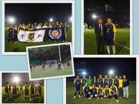 Professor Wing and his football teammates (Photo 2)